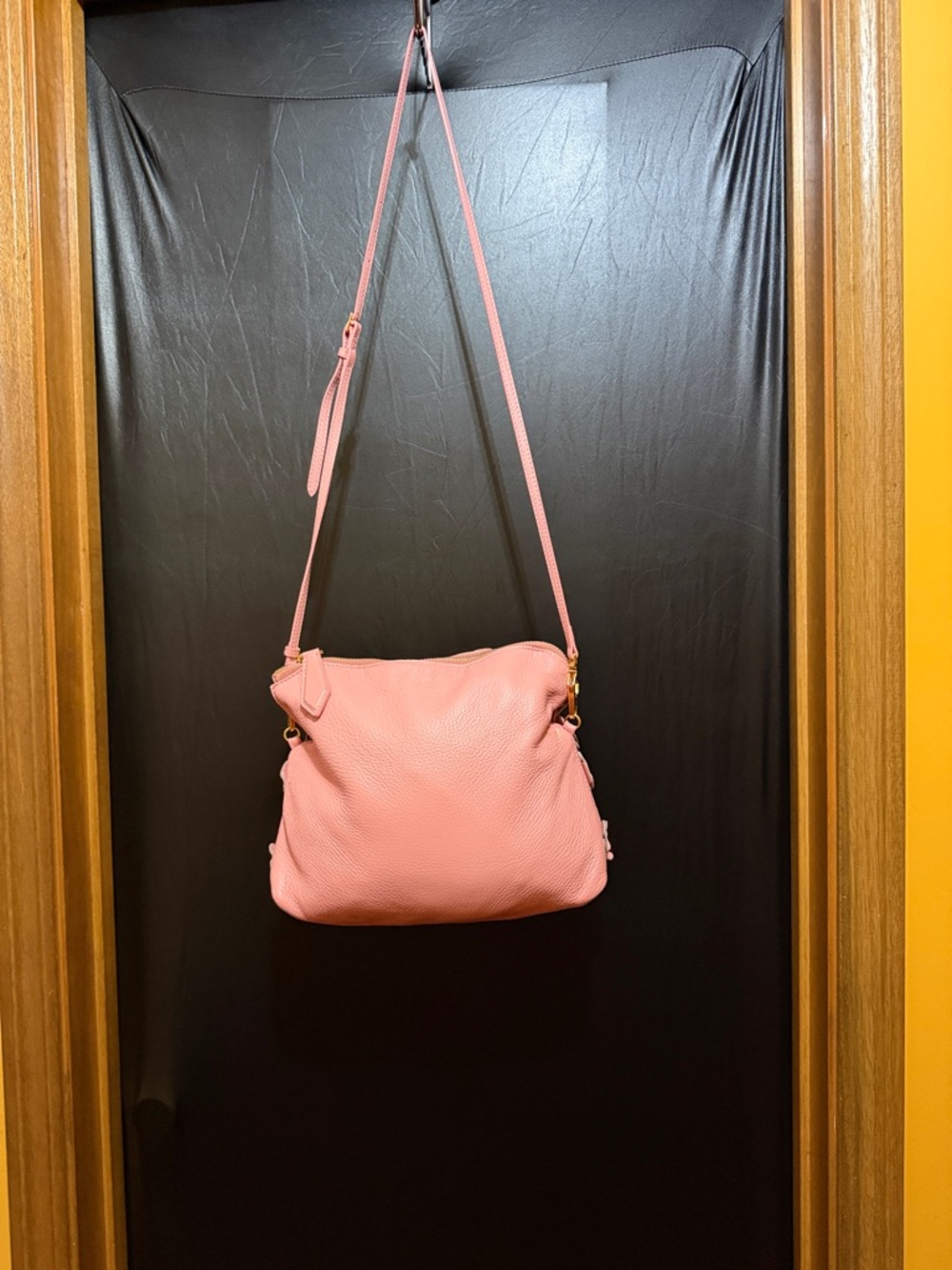 Burberry Prosum Pink Leather Flower Petal Clutch Crossbody bag - Picture 5 of 9